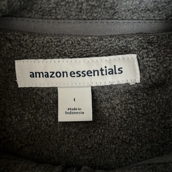 NWT Amazon Essentials Mens Fill Zip Polar Fleece Vest Size L - Picture 5 of 8